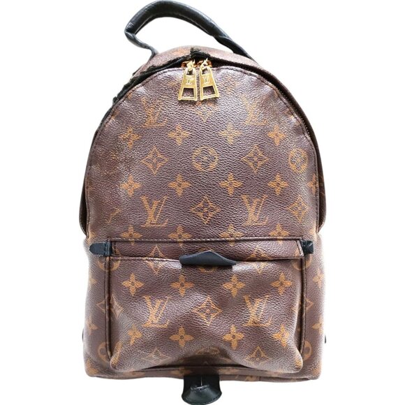 274673AU (X6) Louis Vuitton Backpack Bag Palm Springs PM Brown Monogram - Picture 1 of 13
